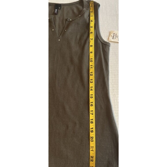 NWT Kohl’s Trixxi Juniors Women Olive Green Tank Top Size XL Summer Spring Look - Picture 7 of 7